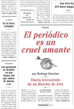 portada El Periodico es un Cruel Amante (in Spanish)
