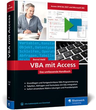 portada Vba mit Access: Das Umfassende Handbuch mit Vba-Lösungen für Access 2010 bis Access 2021. Inkl. Makro-Lösungen und Praxisbeispielen (in German)