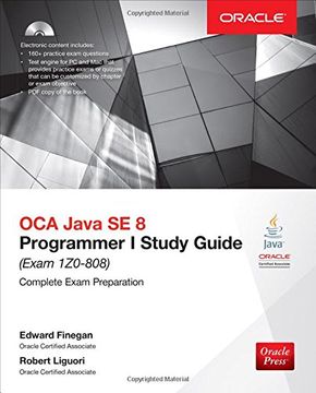 portada OCA Java SE 8 Programmer I Study Guide (Exam 1Z0-808) (Oracle Press)