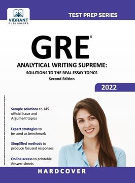 portada GRE Analytical Writing Supreme: Solutions to the Real Essay Topics (in English)