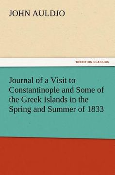 portada journal of a visit to constantinople and some of the greek islands in the spring and summer of 1833