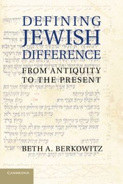 portada Defining Jewish Difference: From Antiquity to the Present (en Inglés)