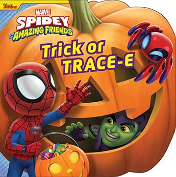 portada Spidey and his Amazing Friends Trick or Trace-E (Marvel: Spidey and his Amazing Friends) (en Inglés)