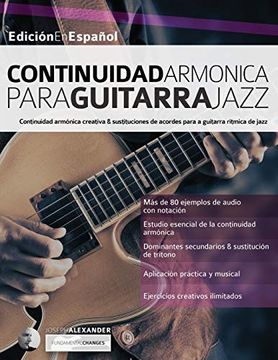 portada Continuidad Armónica Para Guitarra Jazz