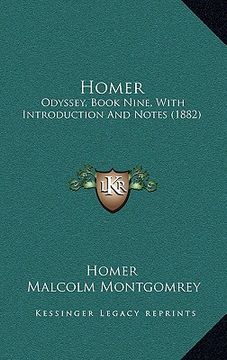 portada homer: odyssey, book nine, with introduction and notes (1882) (en Inglés)