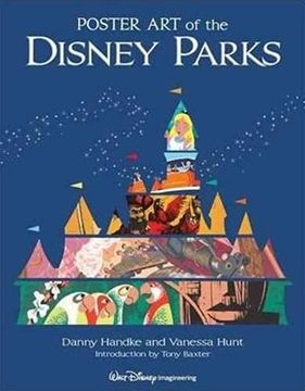 portada Poster art of the Disney Parks (Disney Parks Souvenir Book) (in English)