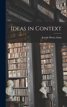 portada Ideas in Context (en Inglés)