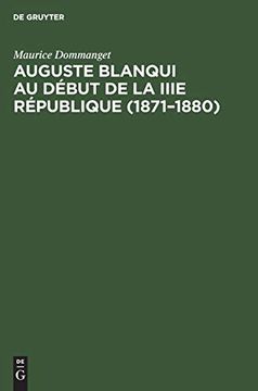 portada Auguste Blanqui au Début de la Iiie République (1871-1880) (en Francés)