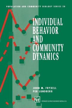 portada Individual Behavior and Community Dynamics (en Inglés)