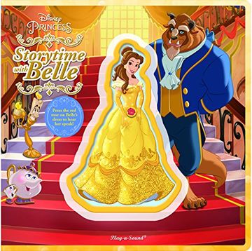portada Disney Princess Storytime With Belle (Talking Character Sound Book)