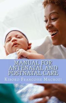 portada Manual for antenatal and postnatal care