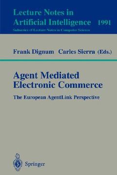 portada agent mediated electronic commerce