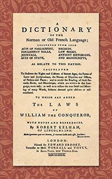 portada A Dictionary of the Norman or old French Language 
