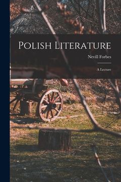 portada Polish Literature: a Lecture (en Inglés)