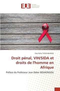 portada Droit pénal, VIH/SIDA et droits de l'homme en Afrique (in French)