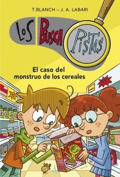 portada Buscapistas 6. El Caso Del Monstruo De Los Cereales (in Spanish)
