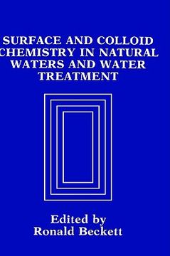 portada surface and colloid chemistry in natural waters and water treatment