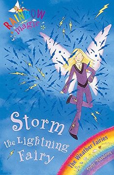 portada Storm the Lightning Fairy: The Weather Fairies Book 6 (Rainbow Magic) 