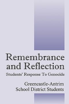 portada remembrance and reflection: students' response to genocide (en Inglés)