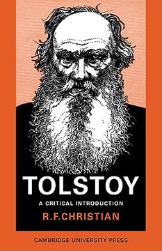 portada Tolstoy: A Critical Introduction (Major European Authors Series) (en Inglés)