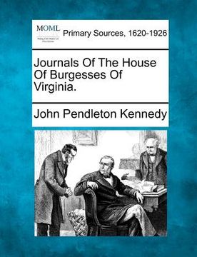 portada journals of the house of burgesses of virginia. (in English)