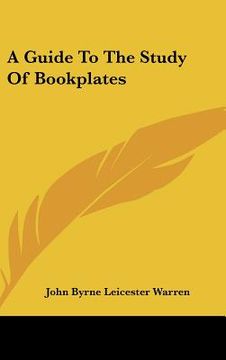 portada a guide to the study of bookplates (en Inglés)