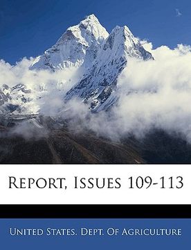 portada report, issues 109-113 (in English)