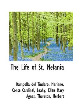 portada the life of st. melania (in English)