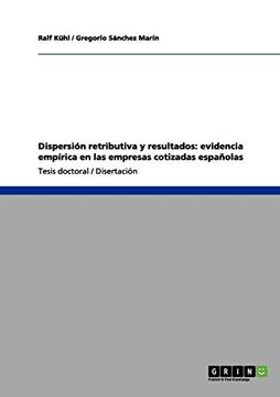 portada Dispersión Retributiva y Resultados: Evidencia Empírica en las Empresas Cotizadas Españolas