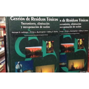 portada gestión de residuos tóxicos 2 tomos (in Spanish)