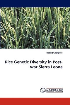 portada rice genetic diversity in post-war sierra leone (en Inglés)