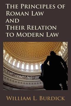 portada the principles of roman law and their relation to modern law