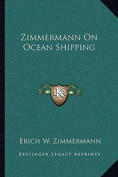 portada zimmermann on ocean shipping (en Inglés)