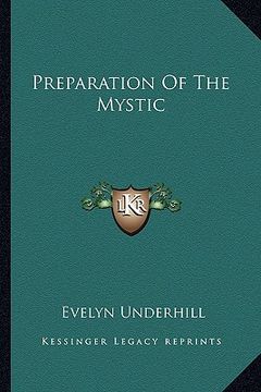 portada preparation of the mystic (in English)