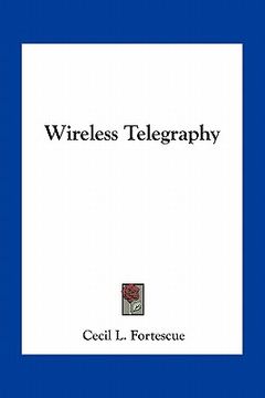 portada wireless telegraphy (en Inglés)