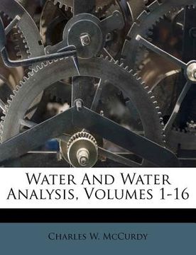 portada water and water analysis, volumes 1-16 (en Inglés)