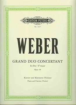 portada Grand Duo Concertant in E Flat Op. 48 for Clarinet (Violin) and Piano