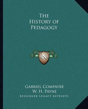 portada the history of pedagogy (en Inglés)