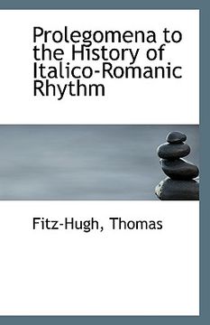 portada prolegomena to the history of italico-romanic rhythm