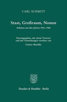 portada Staat, Grossraum, Nomos: Arbeiten Aus Den Jahren 1916-1969 (in German)