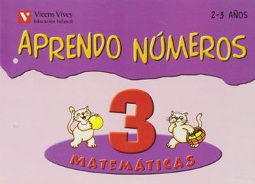 portada Aprendo Numeros. Cuaderno 3 (2 a 3 Años) Vicens Vives Ediciones