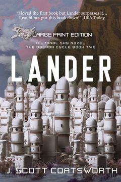 portada Lander: Liminal Sky: Oberon Cycle Book 1: Large Print Edition (en Inglés)
