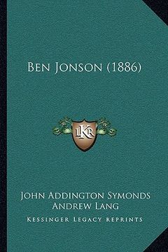portada ben jonson (1886) (en Inglés)