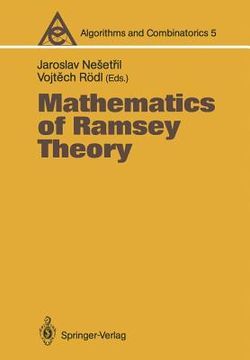 portada mathematics of ramsey theory (en Inglés)
