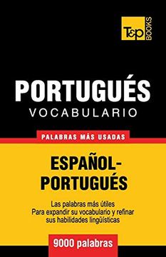 portada Vocabulario Español-Portugués - 9000 Palabras más Usadas: 239 (Spanish Collection)