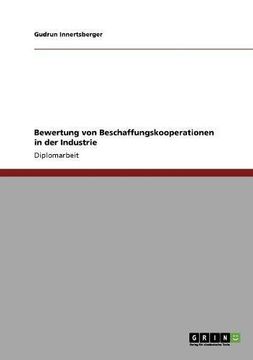 portada Bewertung von Beschaffungskooperationen in der Industrie (German Edition)
