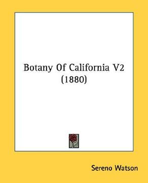 portada botany of california v2 (1880) (en Inglés)