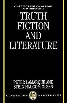 portada Truth, Fiction, and Literature: A Philosophical Perspective (Clarendon Library of Logic and Philosophy) (en Inglés)