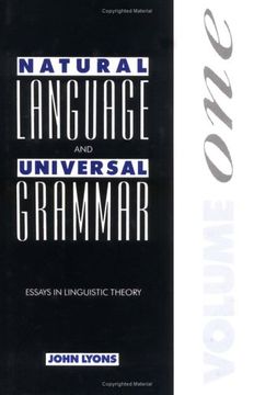 portada Natural Language and Universal Grammar: Volume 1 Hardback: Essays in Linguistic Theory v. 1 (en Inglés)
