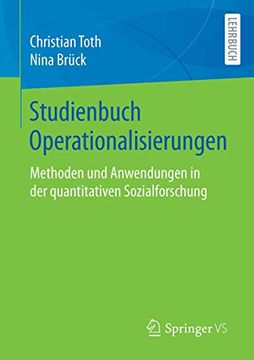 portada Studienbuch Operationalisierungen (in German)